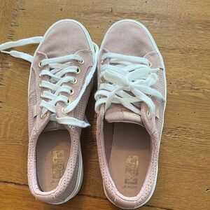 Pink Suede Keds size 6 - worn 1 time
